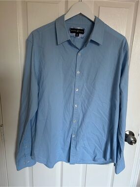 Beverly Hills Polo Club Light Blue Men's Dress Shirt